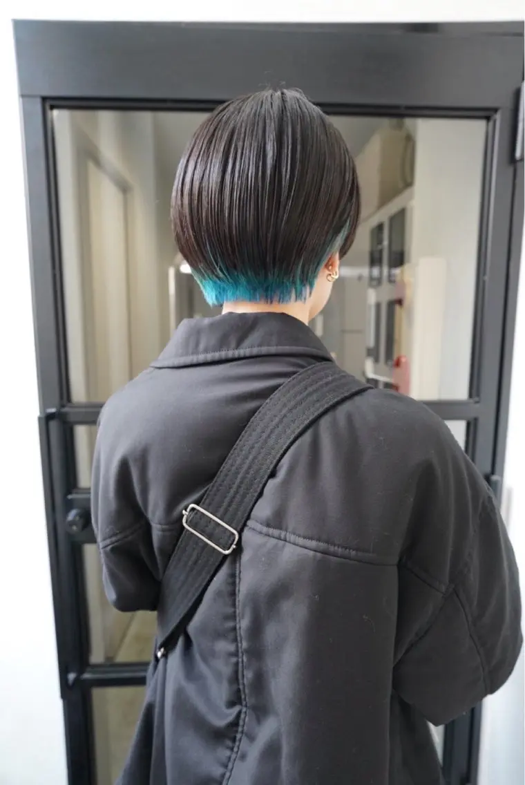 【🌟⋆꙳デザインカラーに挑戦してみたいあなたに✩.*˚✨✨★】似合わせカット+インナーカラー（ケアブリーチ込み）の写真