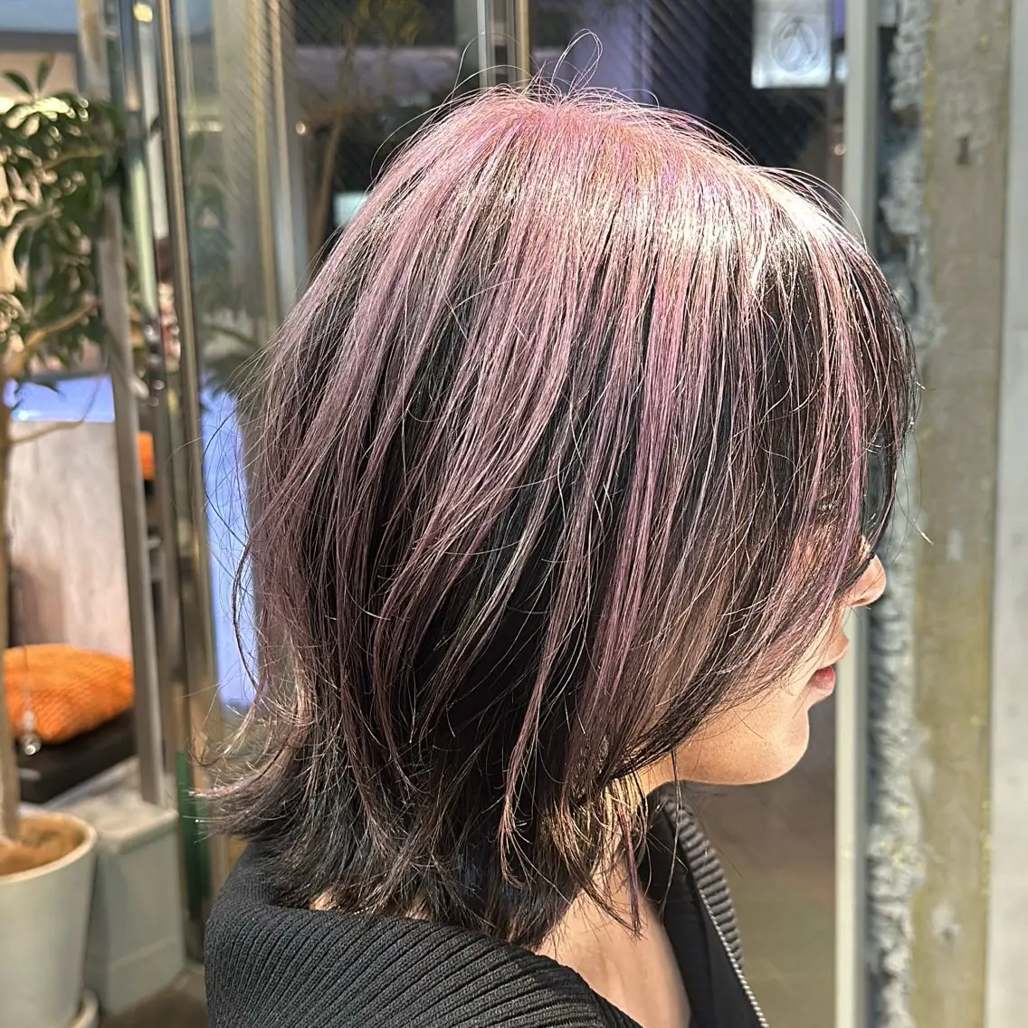 セミロング ハイレイヤー レイヤーカット 土戸　空 /似合わせカットのヘアスタイル