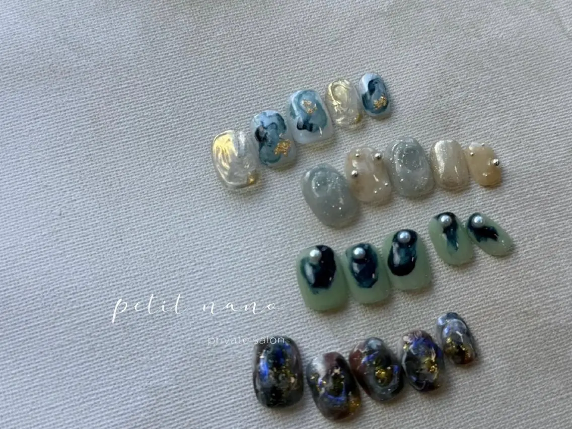ネイル ニュアンスネイル 春ネイル nail◯ petitnanoのネイルデザイン
