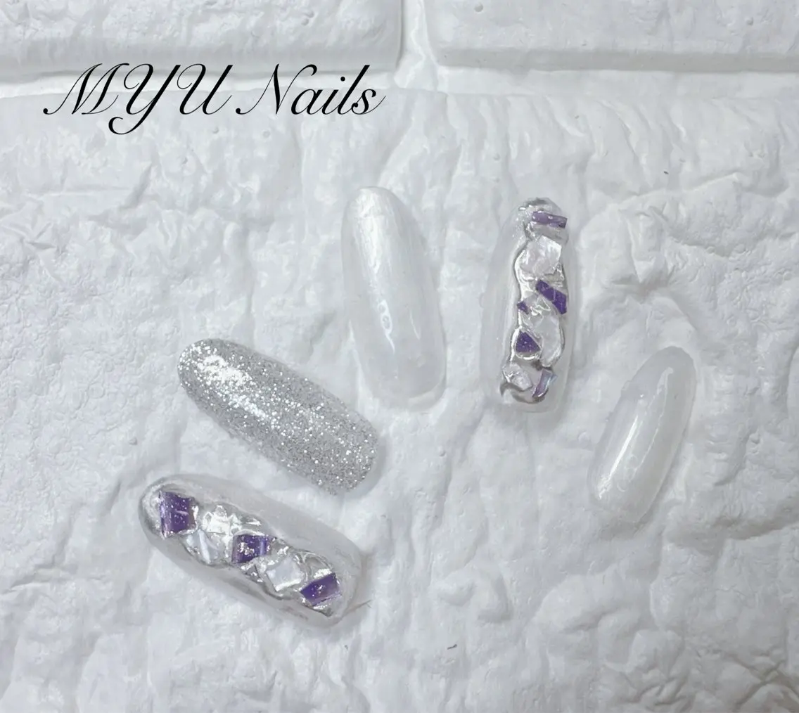 ネイル ジェルネイル 持ち込み パラジェル ニュアンスネイル🌈 MYU Nailsのネイルデザイン