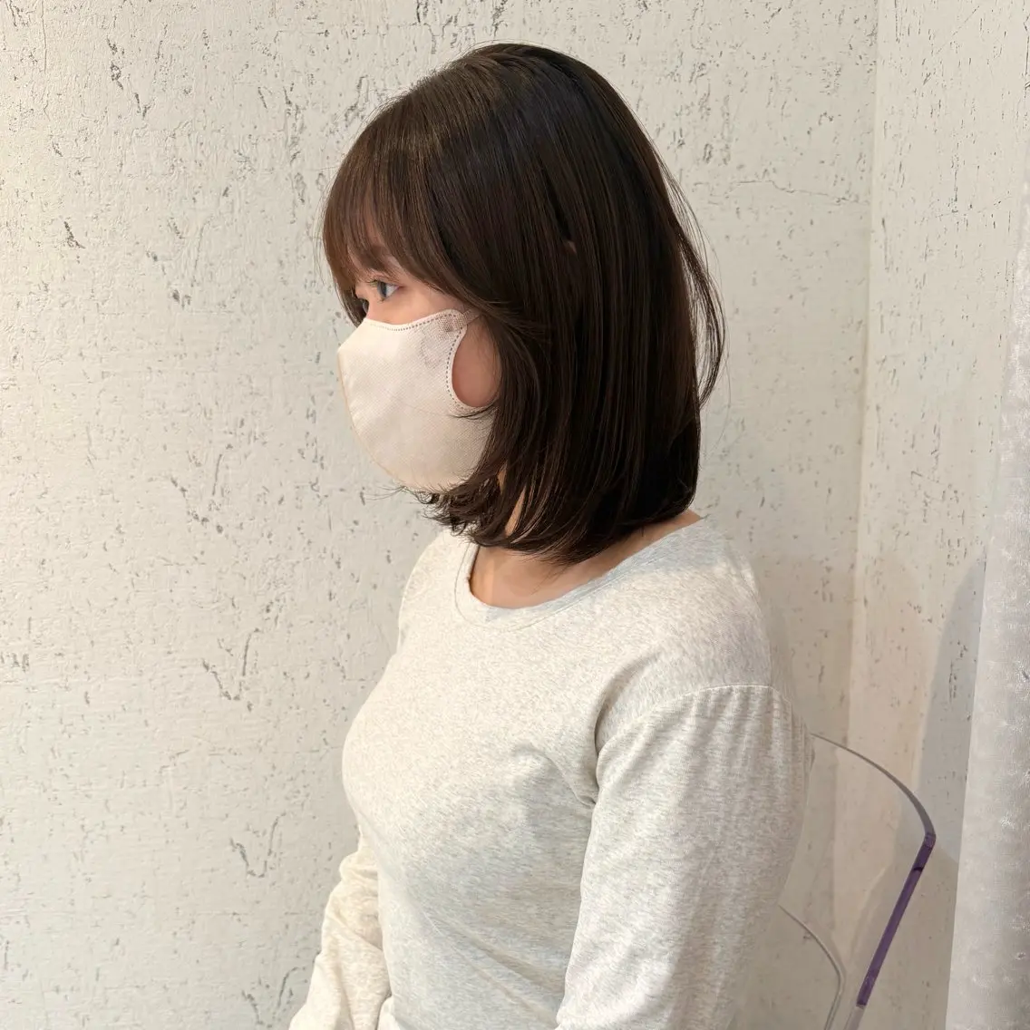 ミディアム カラー カット ヘアカラー トリートメント mai / linoah˚✧のヘアスタイル