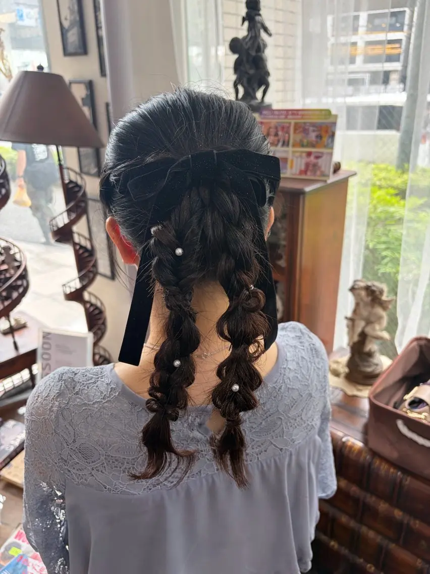 ヘアアレンジ ヘアセット ミホ/ 元町中華街のヘアスタイル
