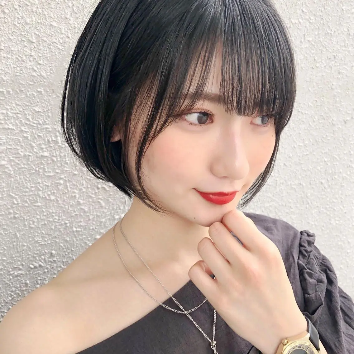ショート パーマ ヘアアレンジ KONOMI スタイリストのヘアスタイル