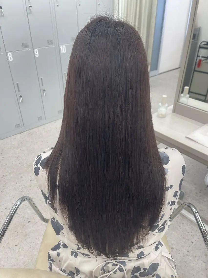 ロング カラー ブラウンカラー 透明感カラー モカブラウン COCO reiのヘアスタイル