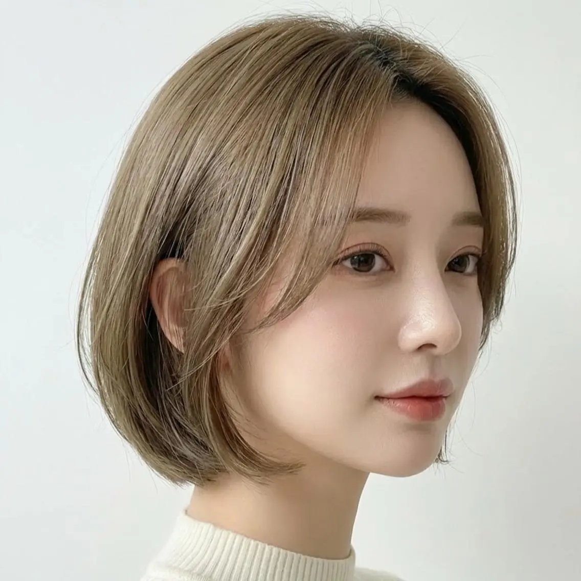 ショート 庭木華瑠🐾ボブ🧡 透明感カラー✨のヘアスタイル