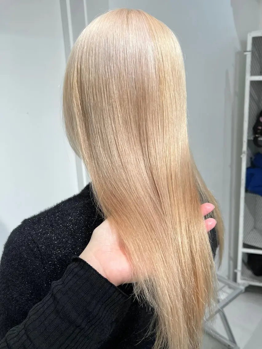 ロング カラー カット ヘアカラー トリートメント HARU//原宿🤍 リピート率NO.1のヘアスタイル
