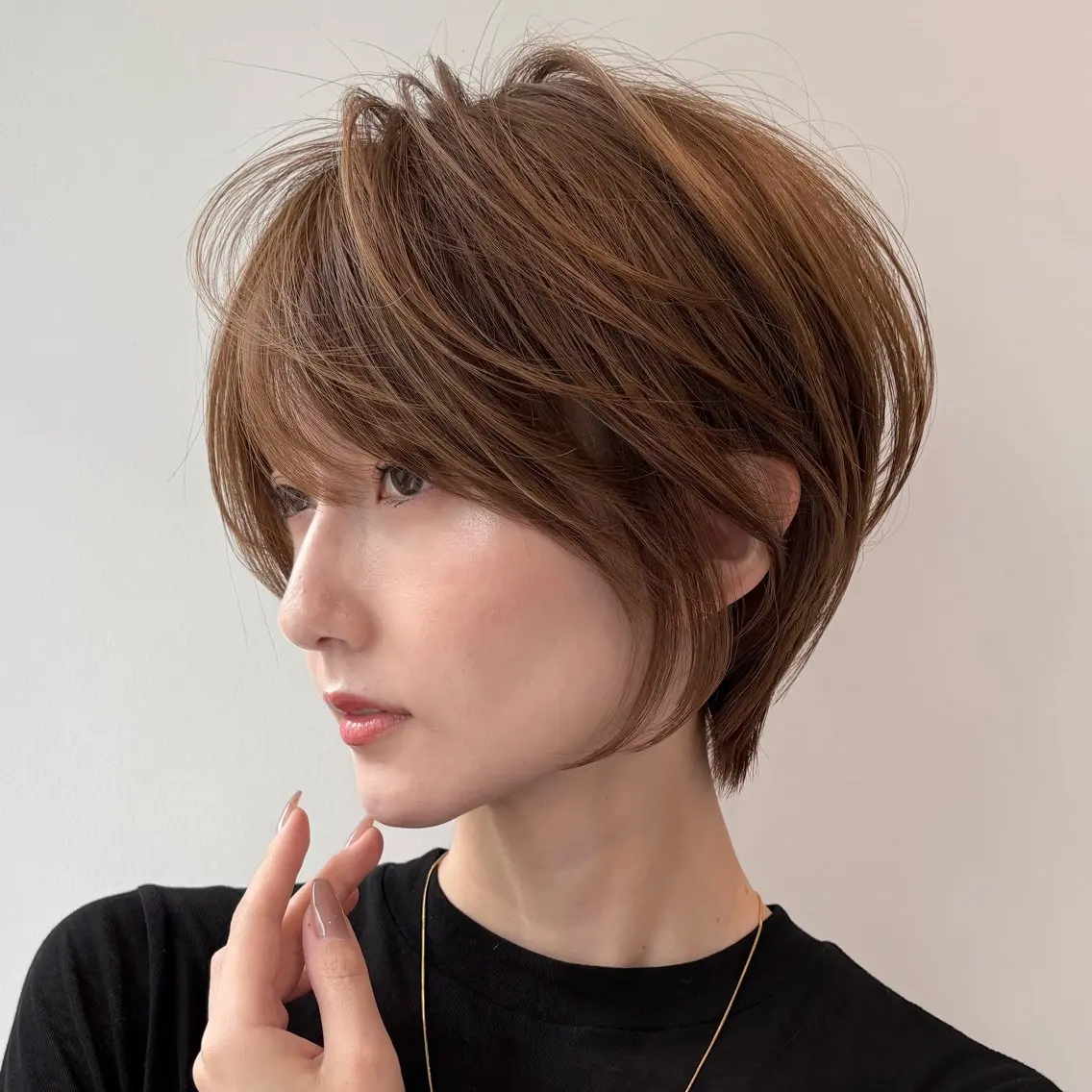 ショート カット トリートメント 朝ラクが続くショート /銀座/若狭真央のヘアスタイル