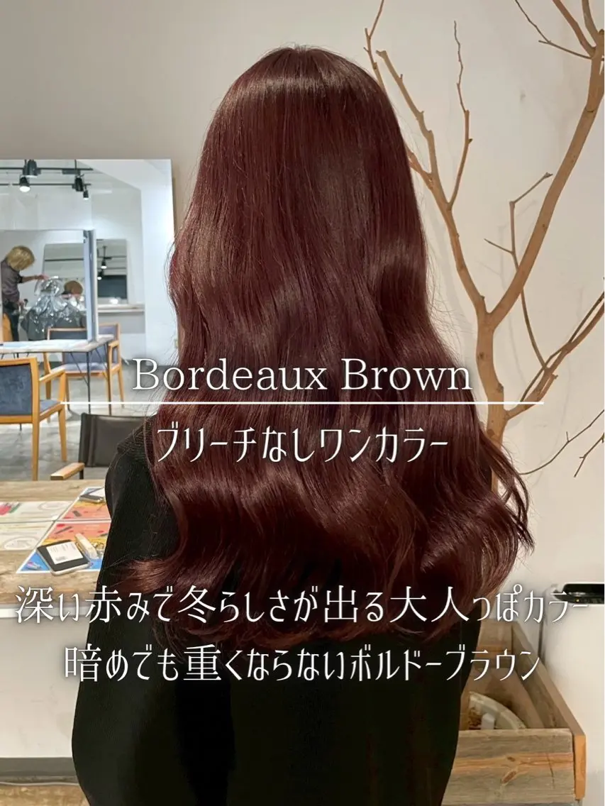 ロング カラー ブラウンカラー ヘアカラー トリートメント ナチュラルカラー/ ハイトーン AMIのヘアスタイル