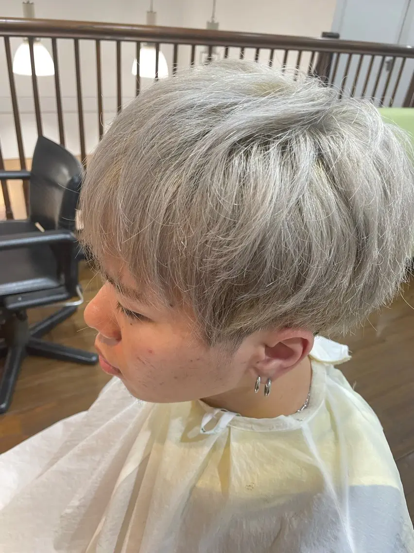 カラー メンズ 浅香山✨美髪✨ やまもとあきこのヘアスタイル