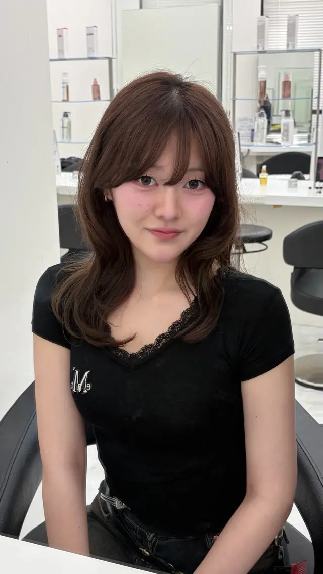ロング カラー ヘアカラー トリートメント mariya ／透明感カラーのヘアスタイル