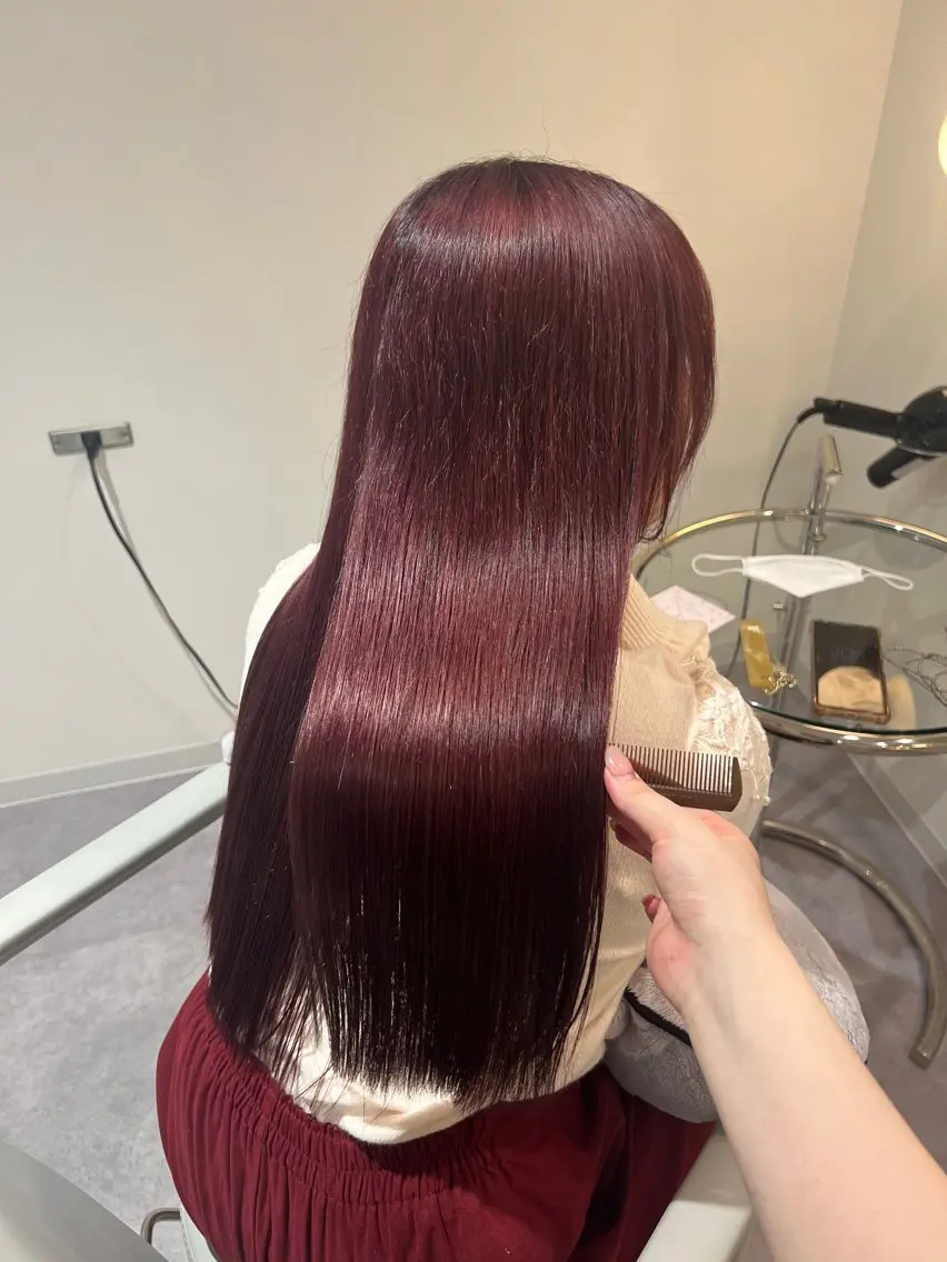 ロング ヘアカラー 美髪✨艶髪✨髪質改善 カラー特化🌙鈴屋和のヘアスタイル