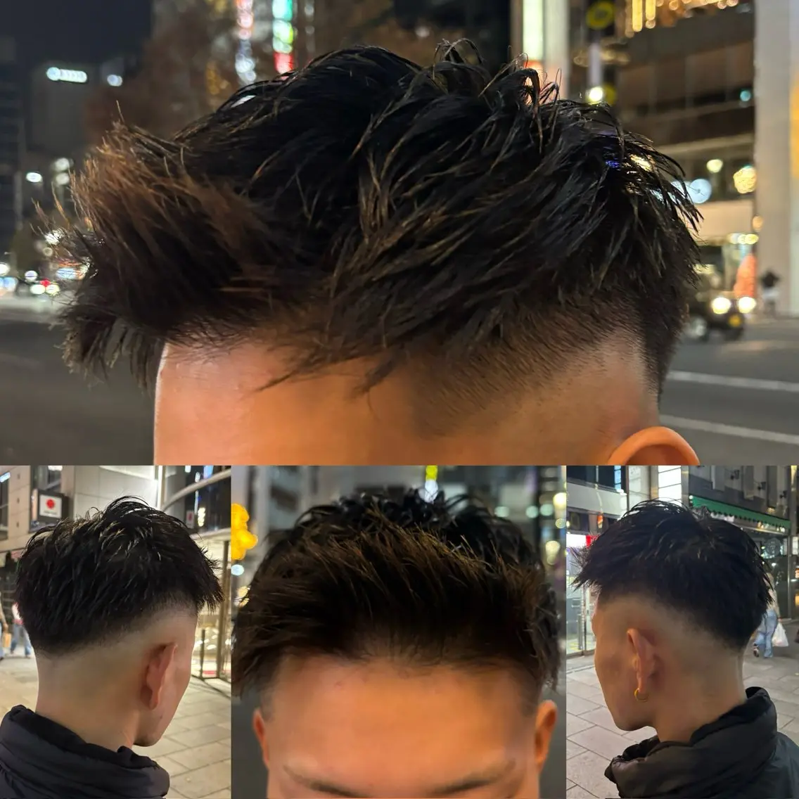 ショート メンズ フェードカット 増田 諒大のヘアスタイル