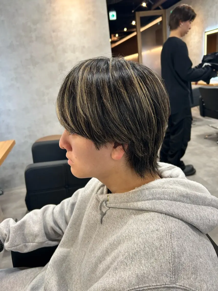 ショート カラー パーマ メンズ メンズ特化 👑YUTAのヘアスタイル