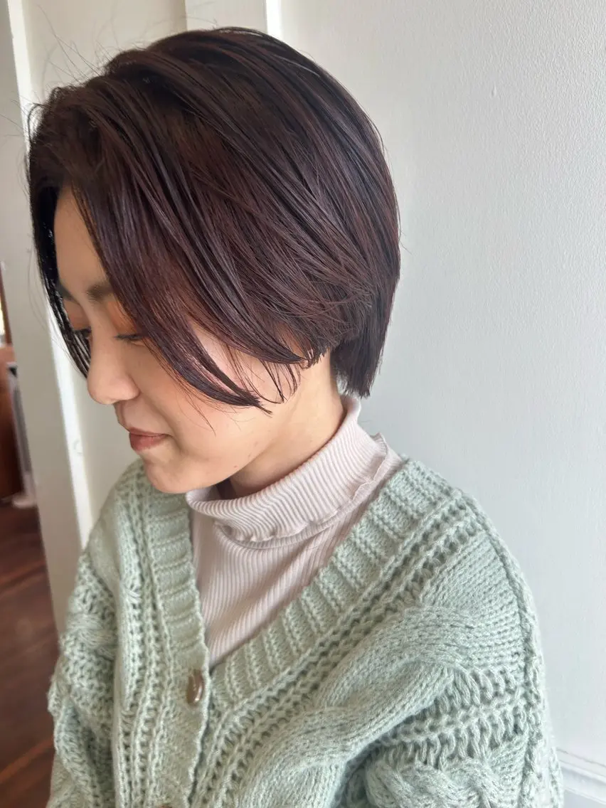 ショート ハンサムショート ショートヘア 金森 有希のヘアスタイル