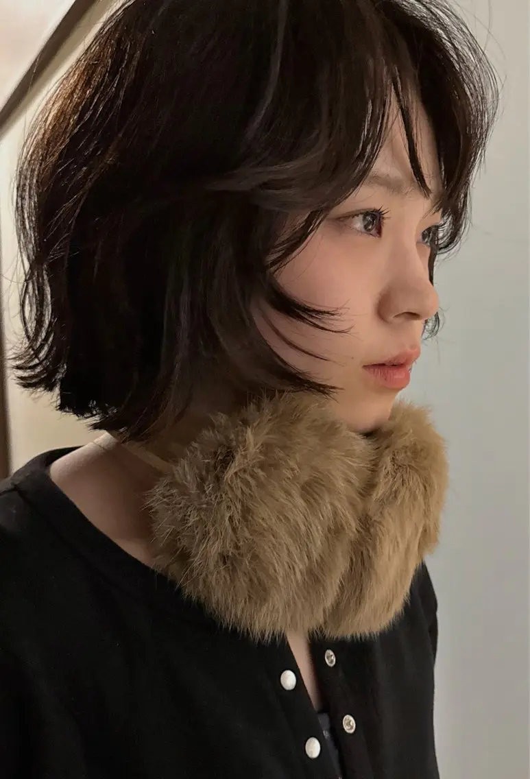 ショート レイヤーカット 南部 綾音のヘアスタイル