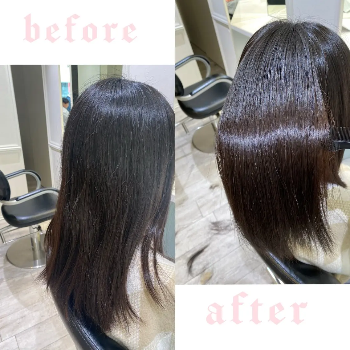 セミロング カット 縮毛矯正 🌈髪質改善/縮毛矯 正特化🌈鈴木一寿のヘアスタイル