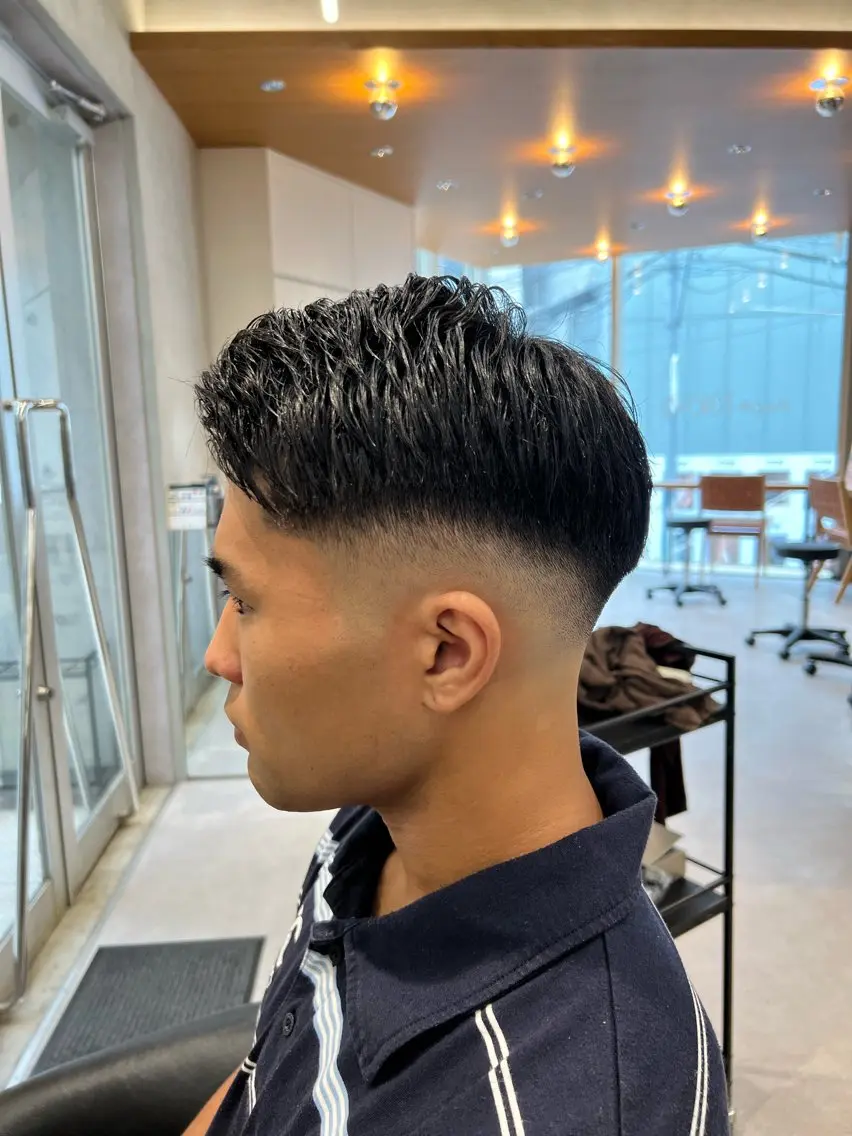 ショート カット ヘッドスパ ヘアセット 豊崎 佑輔のヘアスタイル