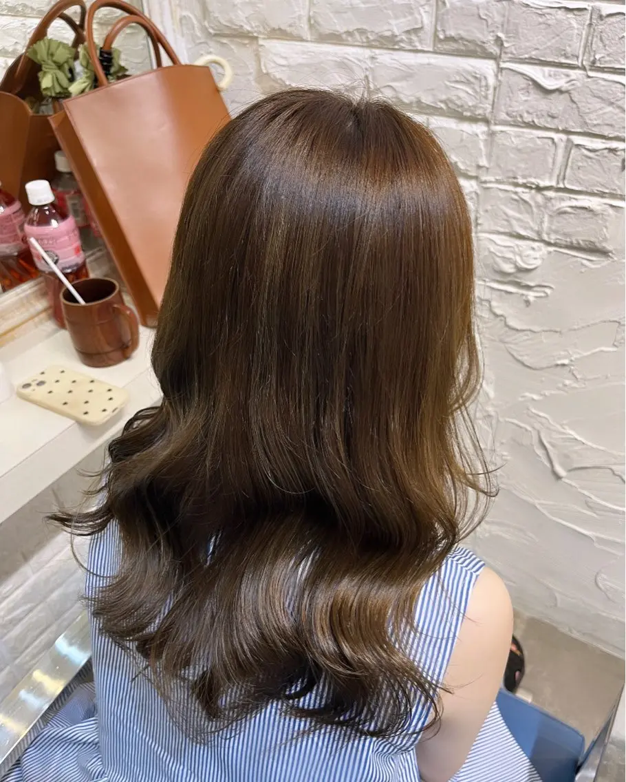セミロング カラー ヘアカラー ヘッドスパ 🩵aiko / モデル募集中️🩵のヘアスタイル