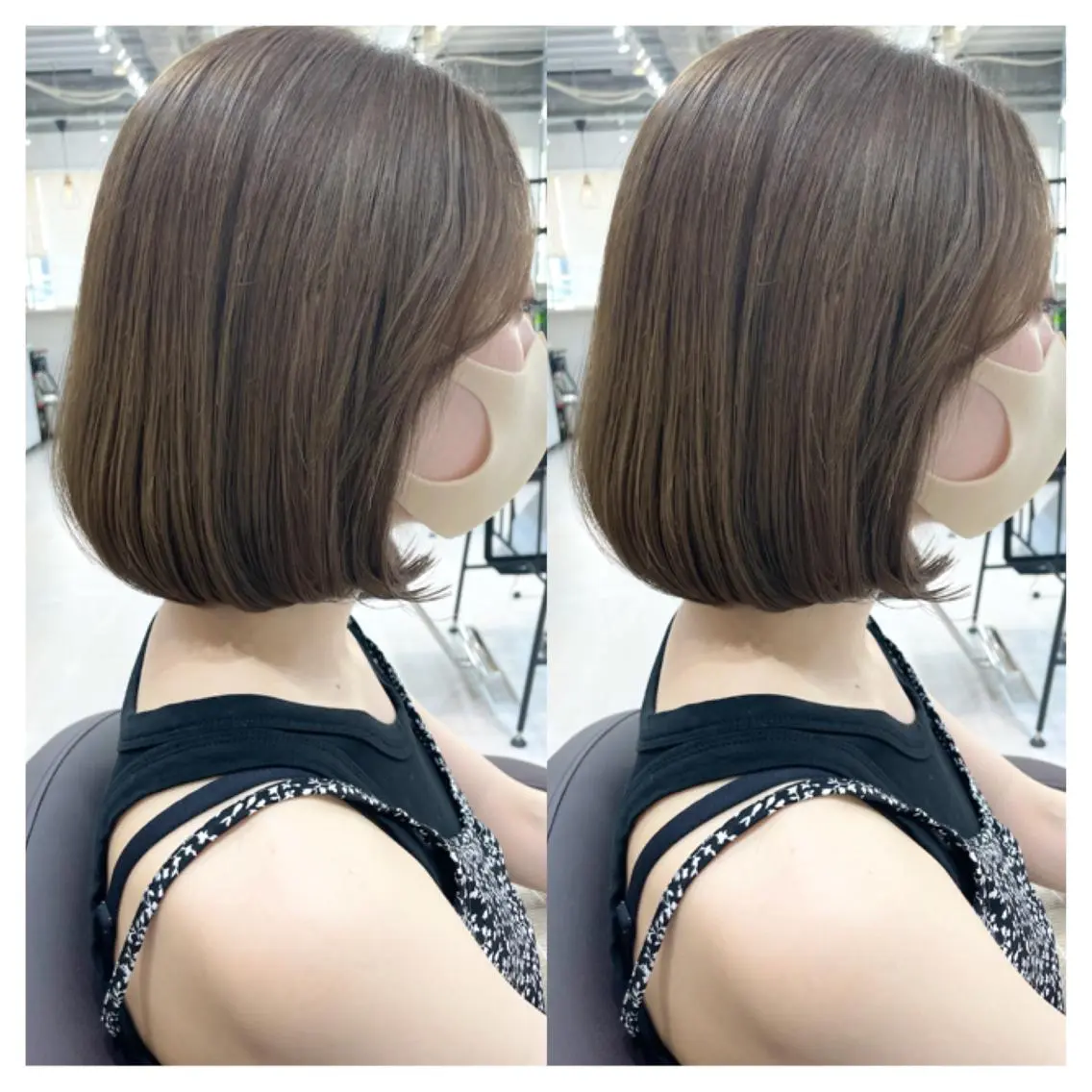 ショート カット ヘアカラー 縮毛矯正 トリートメント 村山 茉衣のヘアスタイル