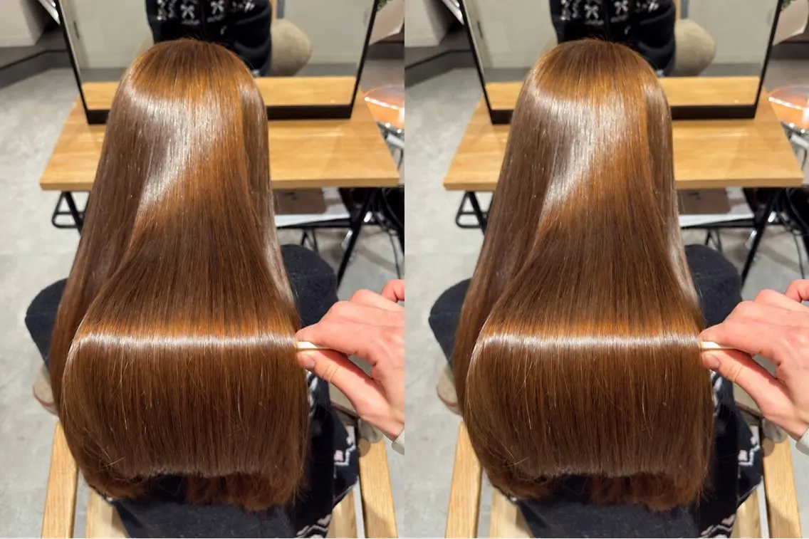 カラー ブラウンカラー ショコラブラウン 透明感カラー 天王町×透明感カラー ✨喜納彬斗のヘアスタイル
