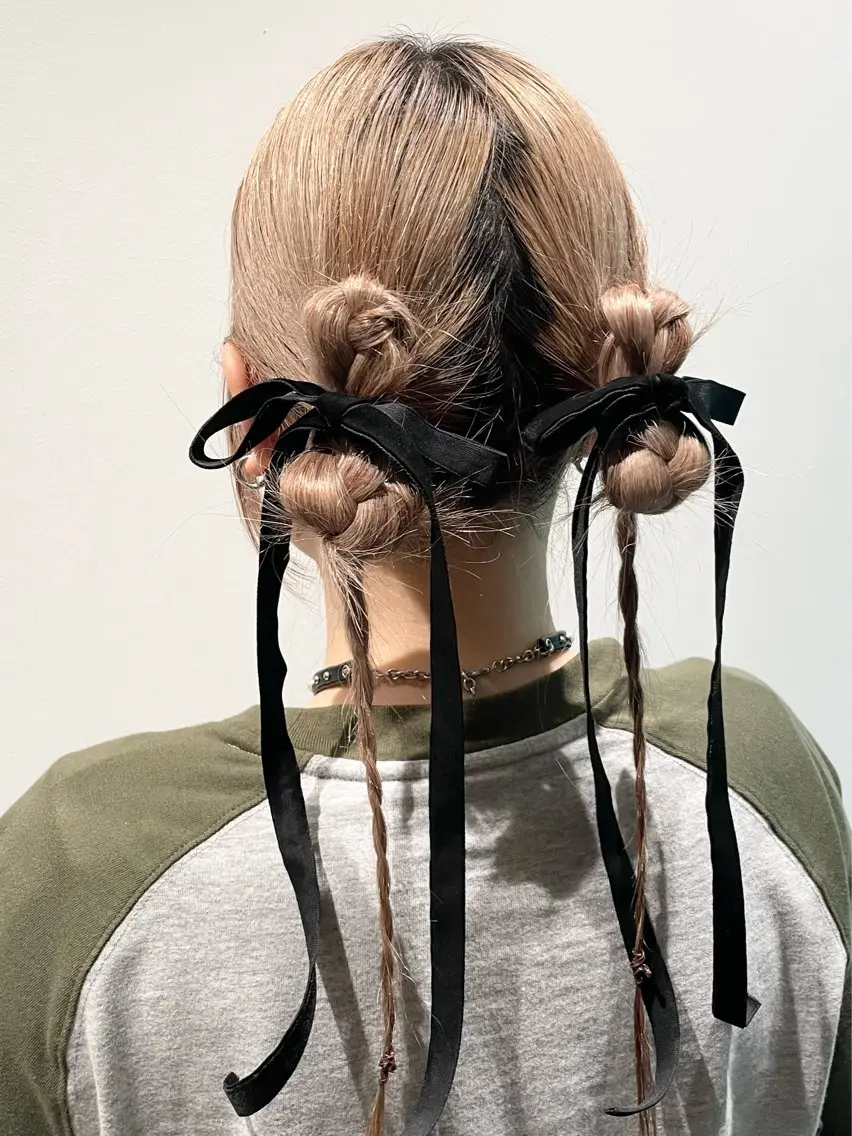 ロング ヘアアレンジ ボブ 髪質改善 レイヤーカット 縮毛矯正 トリートメント LUCK 本厚木店のヘアスタイル