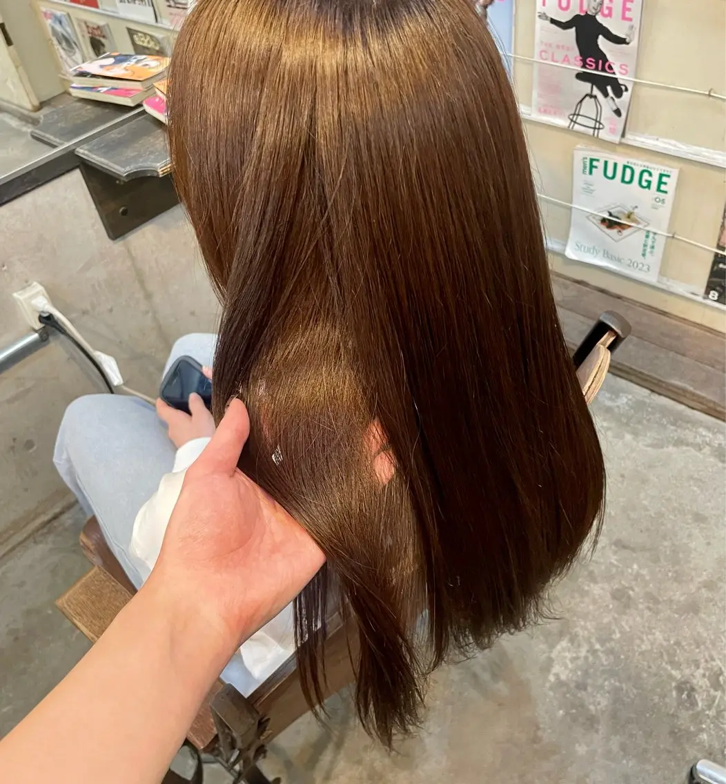 ロング カラー キッズ ヘアカラー トリートメント 艶髪/ハイトーン /masami🩵のヘアスタイル