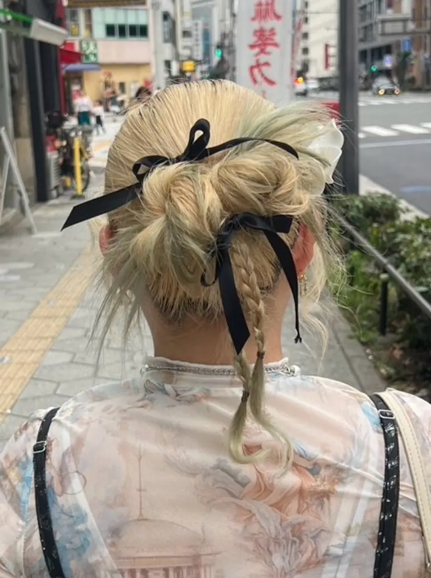 20時限定!海外風ヘアアレンジ練習モデル先着1名様💞の写真