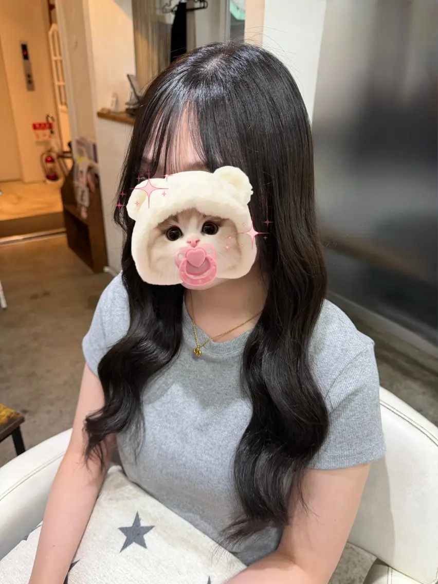 ロング カラー ブリーチ グレージュ ブリーチなしカラー ヘアカラー トリートメント makoto 池袋 Roji ブリーチのヘアスタイル