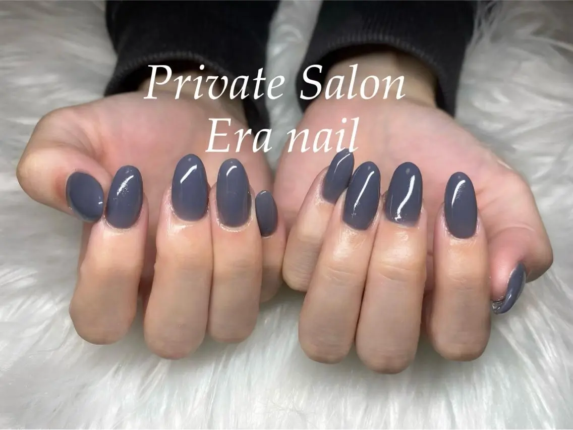 ネイル ワンカラーネイル スカルプネイル Era nailのネイルデザイン