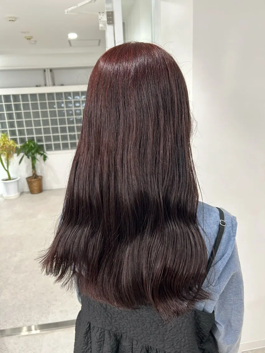 ロング カラー 愛結 暖色カラー🎀🩰のヘアスタイル