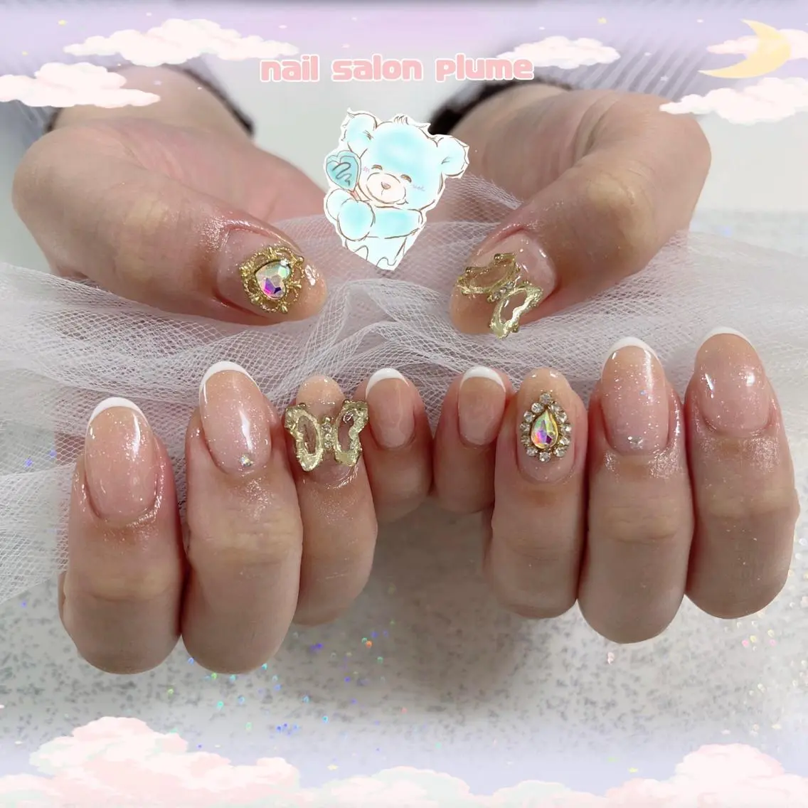 ネイル ハンドネイル plume nail ☆韓国ネイルのネイルデザイン