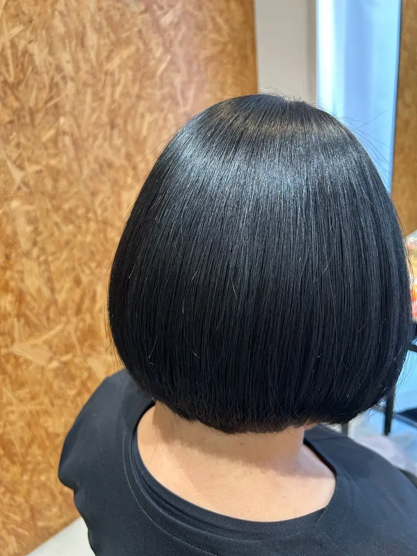 ロング カラー ヘアアレンジ ボブ 髪質改善 トリートメント 染谷 菜摘のヘアスタイル