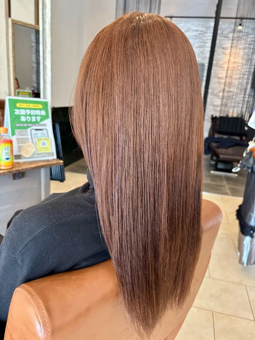 ロング カラー ヘアカラー 沖本 あやののヘアスタイル