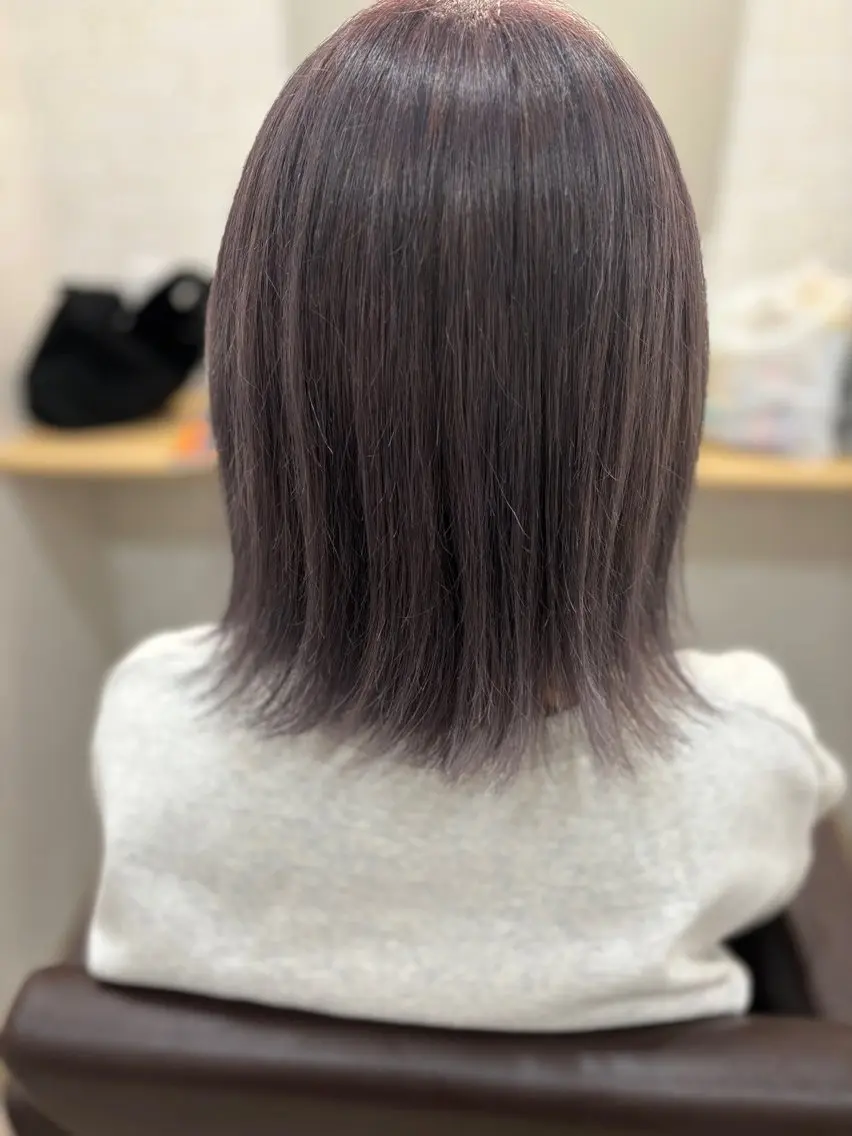 イルミナ全体カラー+髪質改善トリートメント¥7920の写真