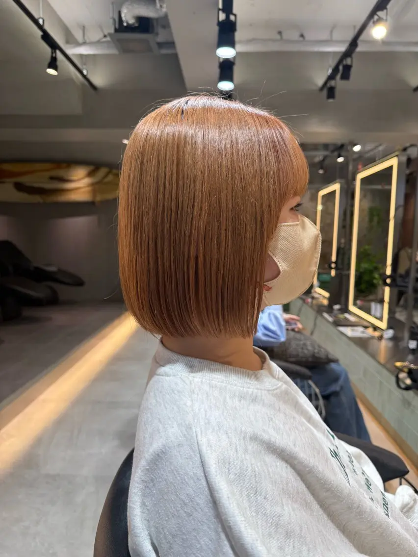 ショート カット トリートメント りな💗垢抜け前髪/ レイヤー💗縮毛矯正のヘアスタイル