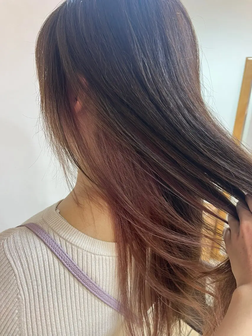 カラー ヘアカラー 竹内 彩香のヘアスタイル