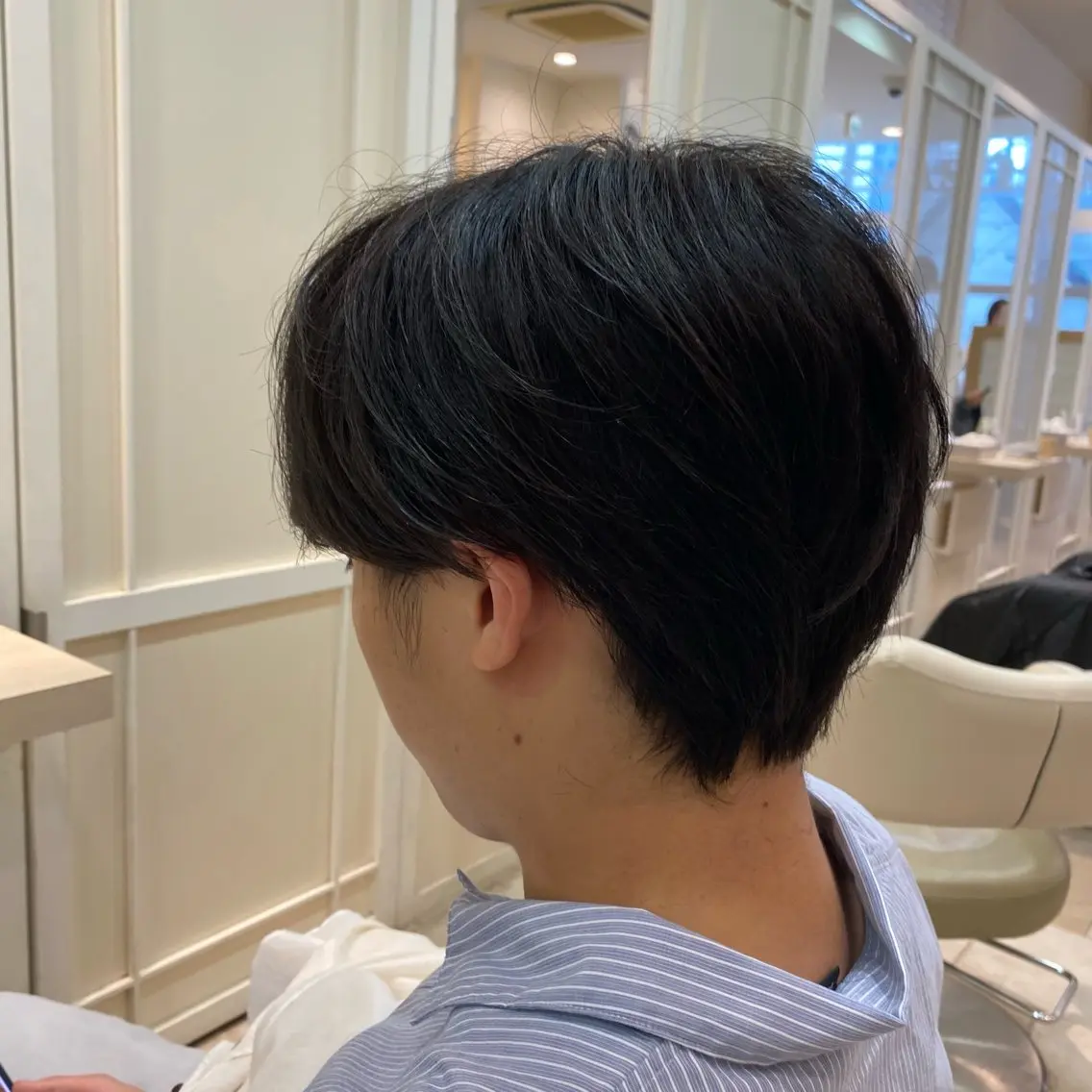 【サラサラストレート♪】メンズカット+髪質改善縮毛矯正✨の写真