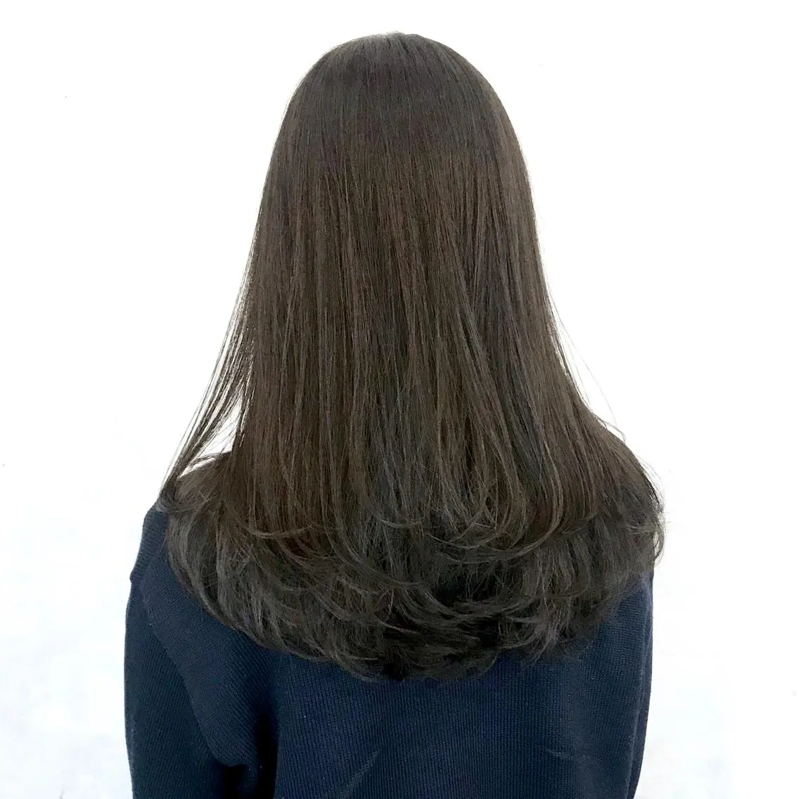 ロング ヨシンモリ ムルギョル巻き 韓国風ヘア レイヤーカット シースルーバング K-POP好き美容師 🇰🇷Kai.Yのヘアスタイル