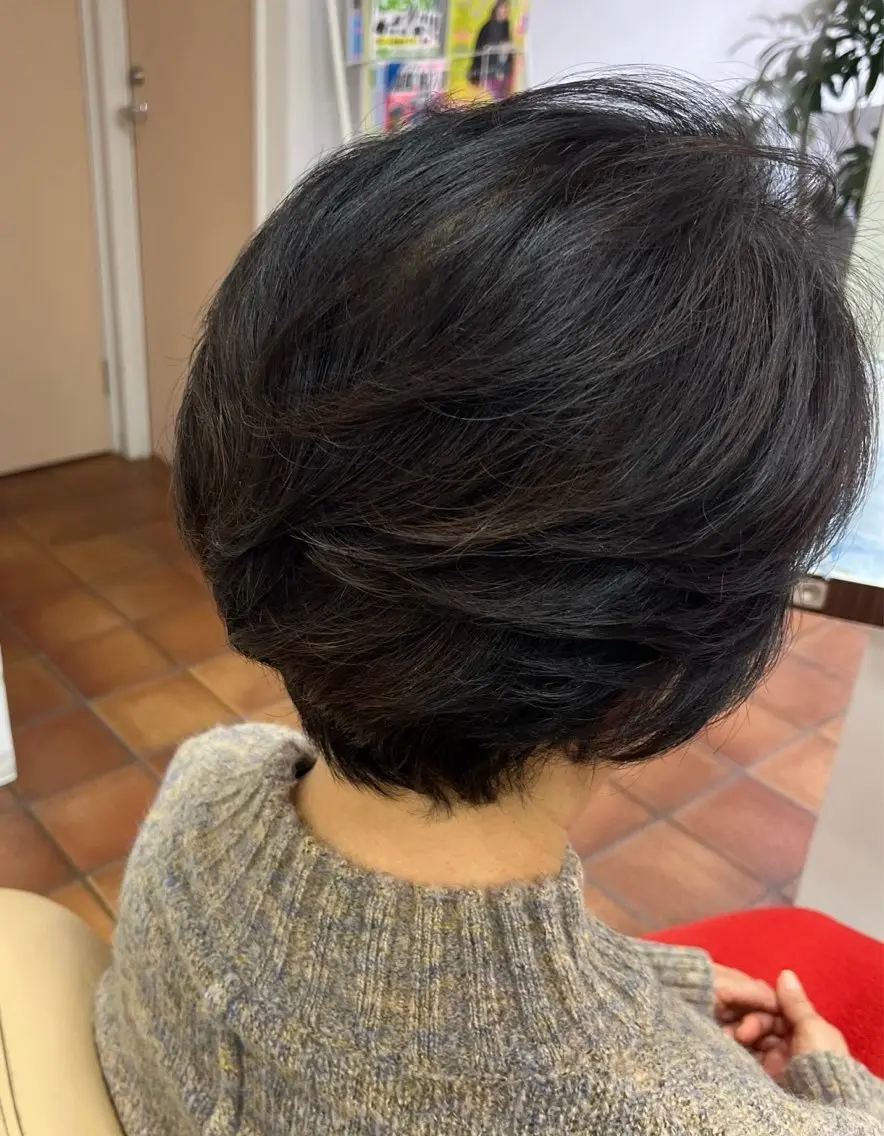 ショート パーマ 太田 まなのヘアスタイル