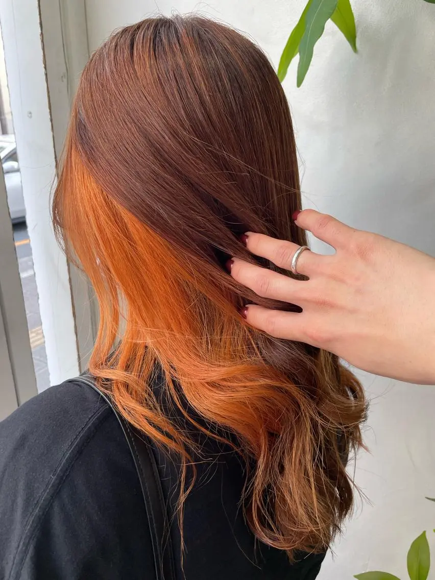 💕45%offキャンペーン💕低ダメージインナーカラー＋全体カラー＋高濃度トリートメントの写真