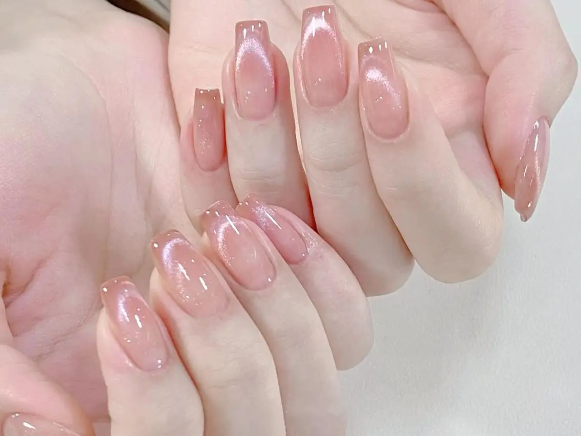 『モデル限定』🔆ワンホンネイルマグネット🧲フレンチ¥7980→4980の写真