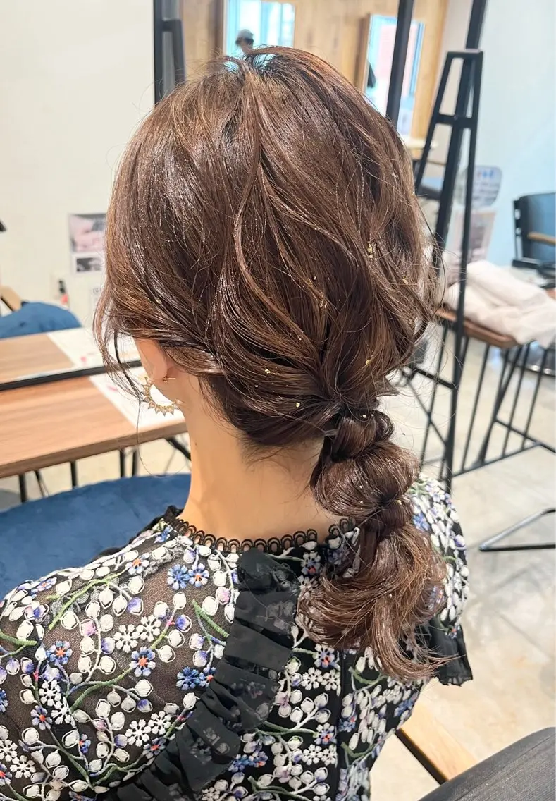 ロング ヘアアレンジ ヘアセット 🌷レイヤーカット/ フルキシオリ🌷のヘアスタイル