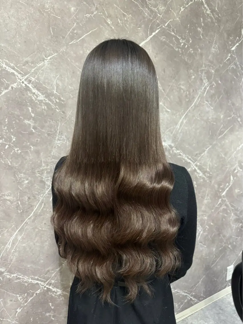 ロング RIN シールエクステのヘアスタイル