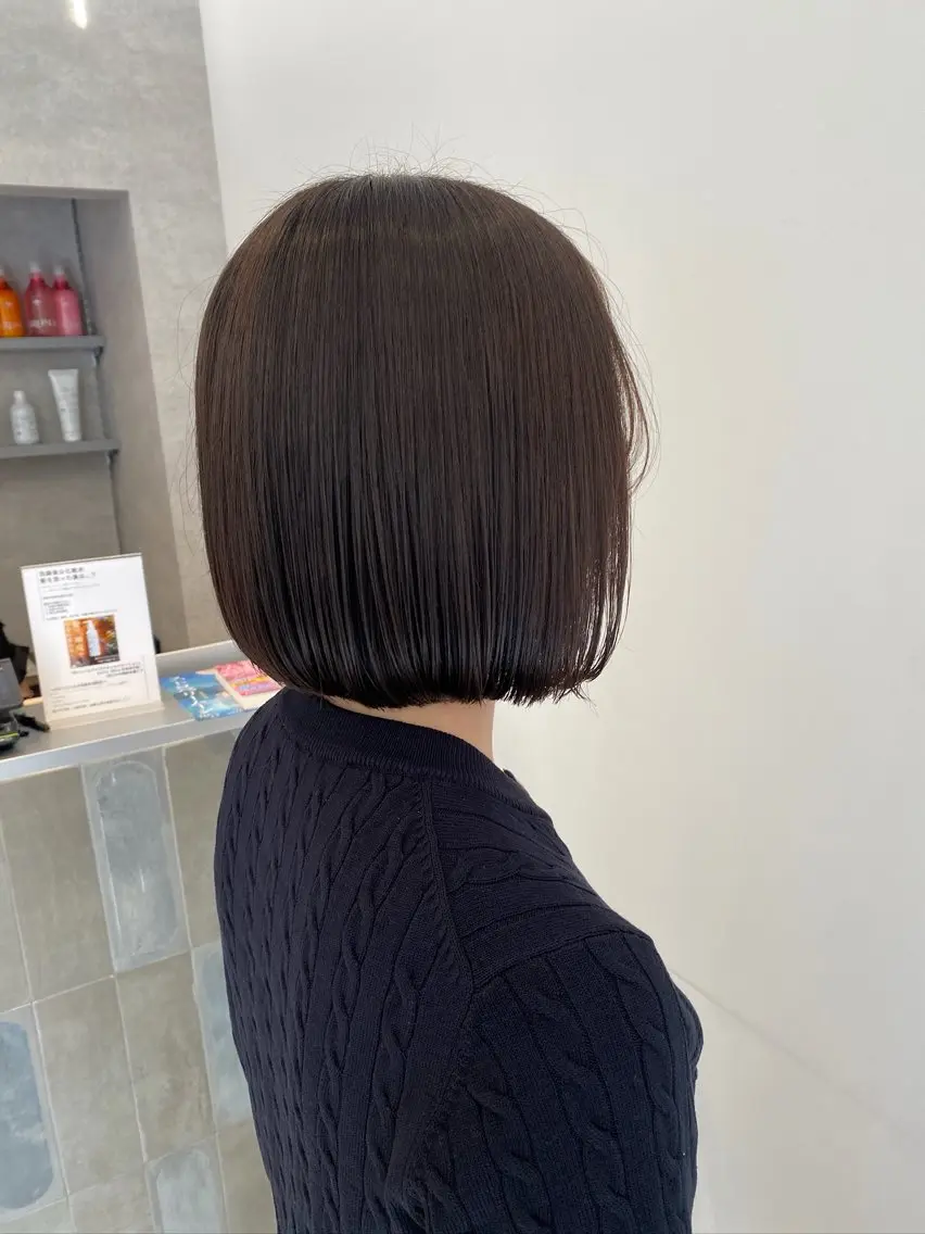 ショート カラー カット ヘアカラー トリートメント NATSUKI💟 まろみカラー🍁💕のヘアスタイル