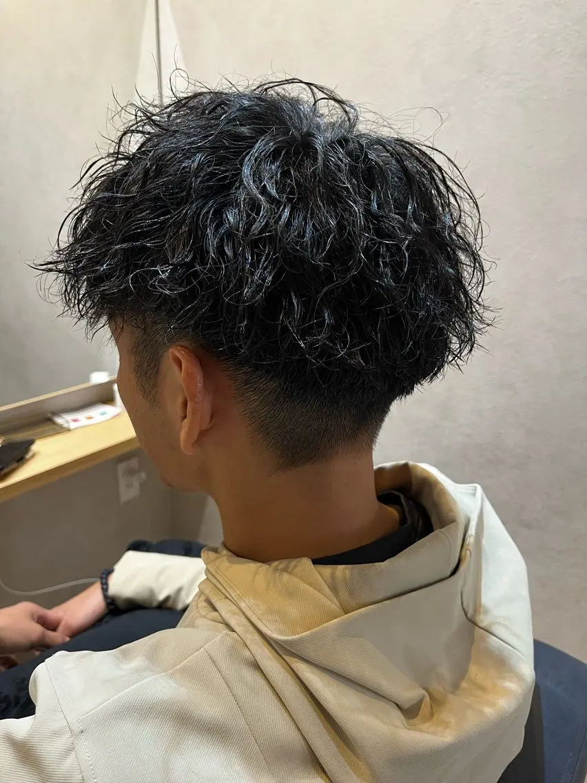 パーマ メンズ カット パーマ 💜N°大分💜 三浦のヘアスタイル