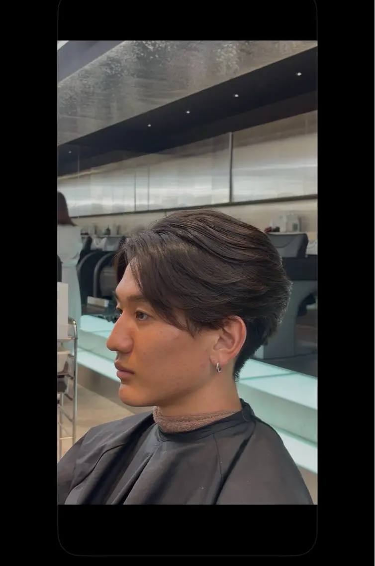 パーマ メンズ 縮毛矯正 fifth 小尾 優然のヘアスタイル