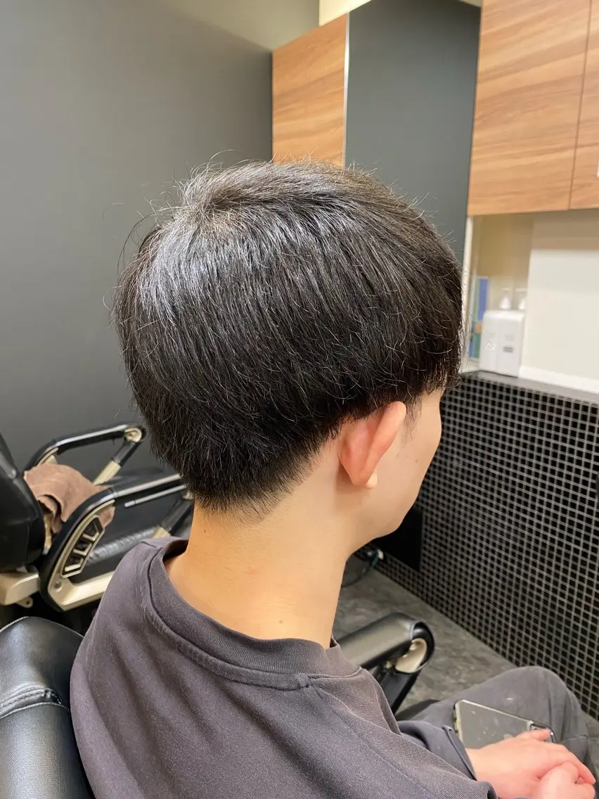 ショート メンズ メンズパーマモデル 大募集中のヘアスタイル
