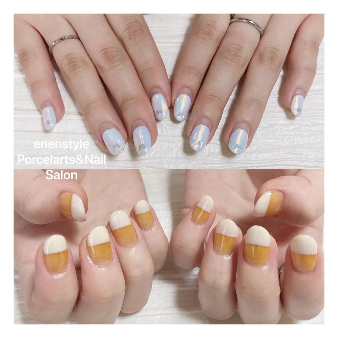 ミディアム ネイル 🐾enen style 🐾のネイルデザイン