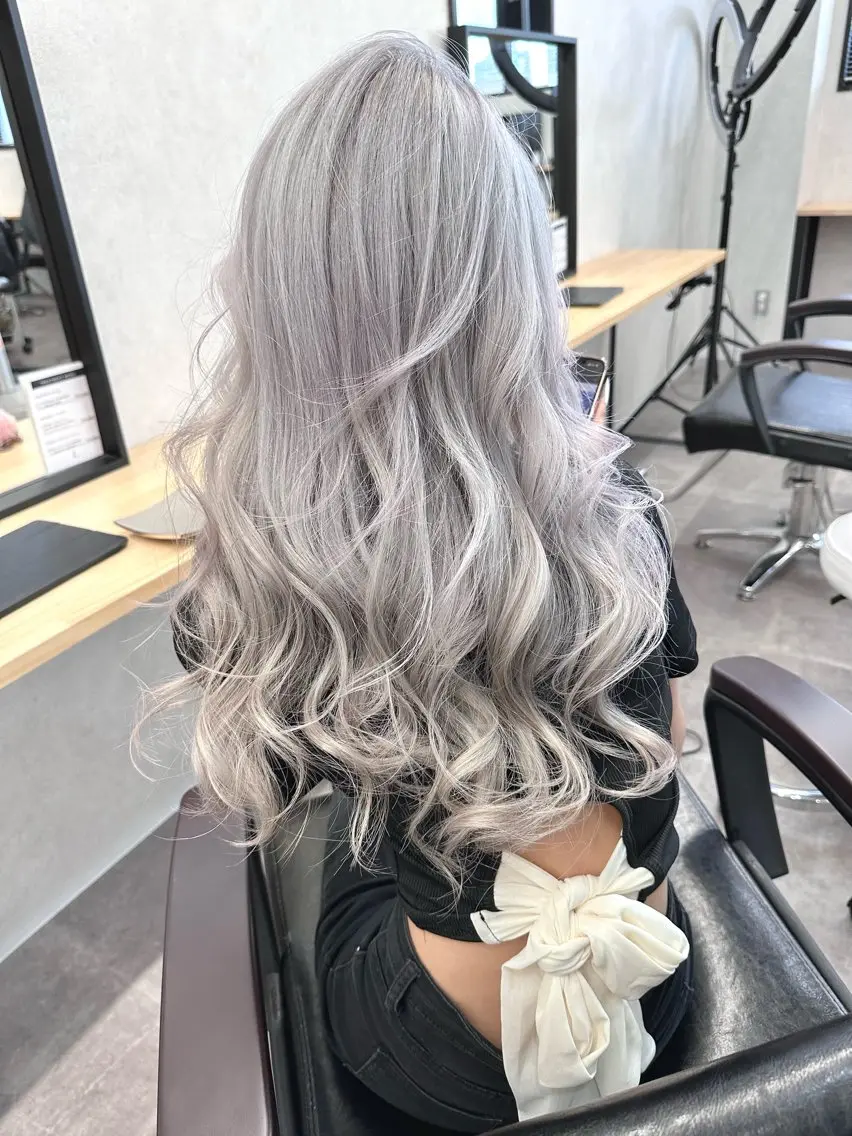 ロング ヘアカラー トリートメント 💎lino _by _ACNE💎 🧸のヘアスタイル