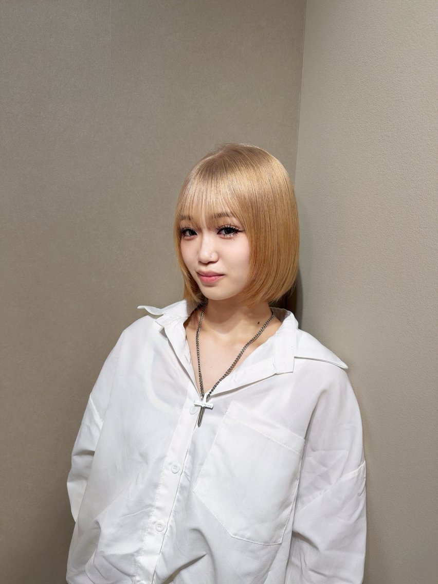 ショート ヘアカラー wool TOKYO ありさのヘアスタイル